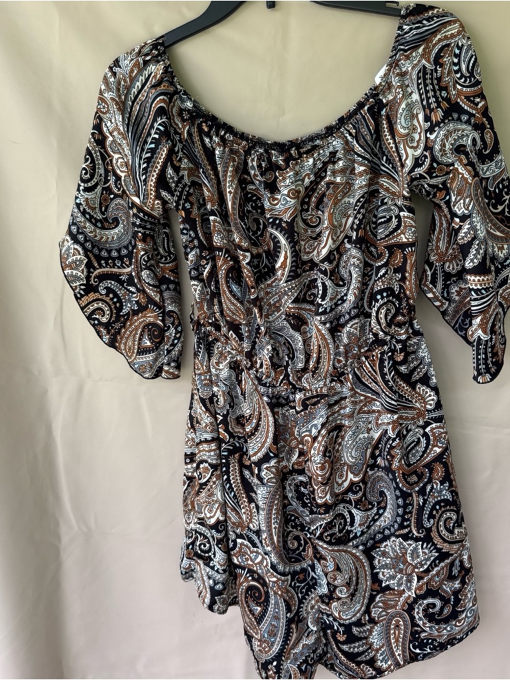 Black Paisley Jumpsuit Women